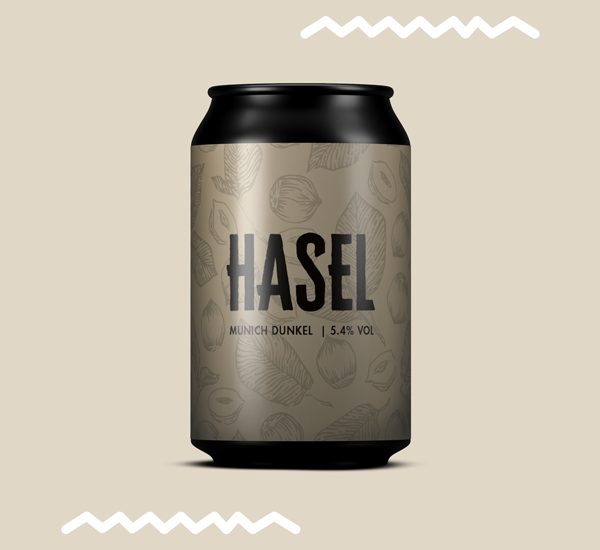 lattina di birra "Hasel" Munich Dunkel