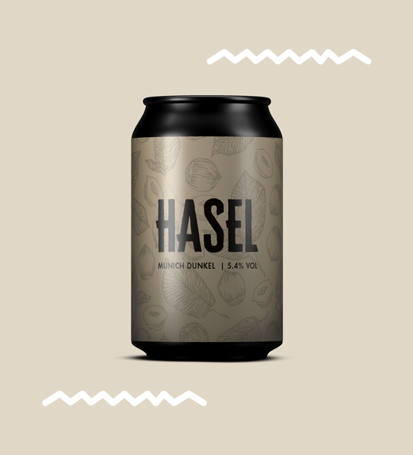 lattina di birra "Hasel" Munich Dunkel